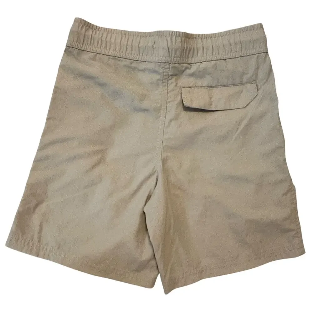 Lot of 3 Ocean to Coast Boys Shorts Size Small 8 Tan & Black Pull-On & Cargo